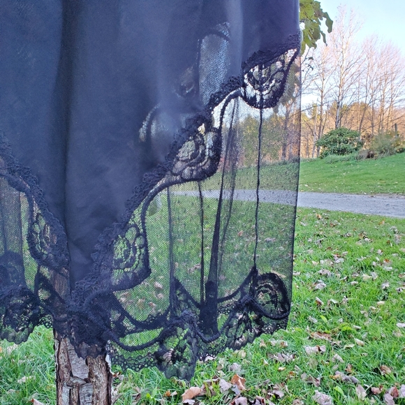 Victoria's Secret Black Lace Full Slip Dress - Picture 5 of 5